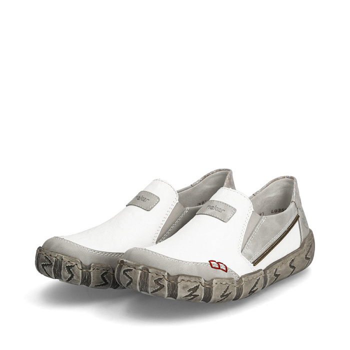 Женские слипоны RIEKER серые, артикул L0359-80