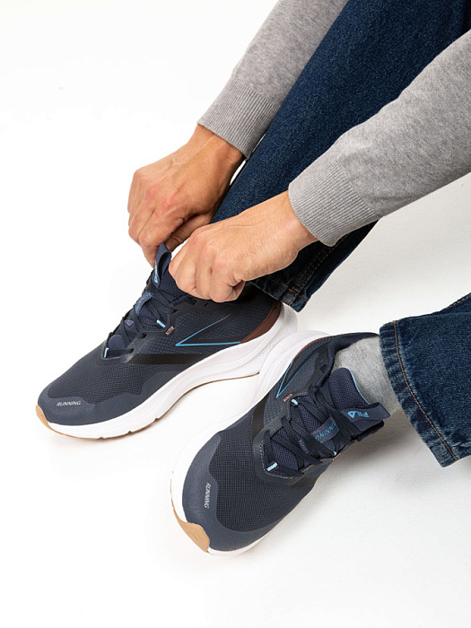 Мужские кроссовки FILA синие, артикул 126218-Z4