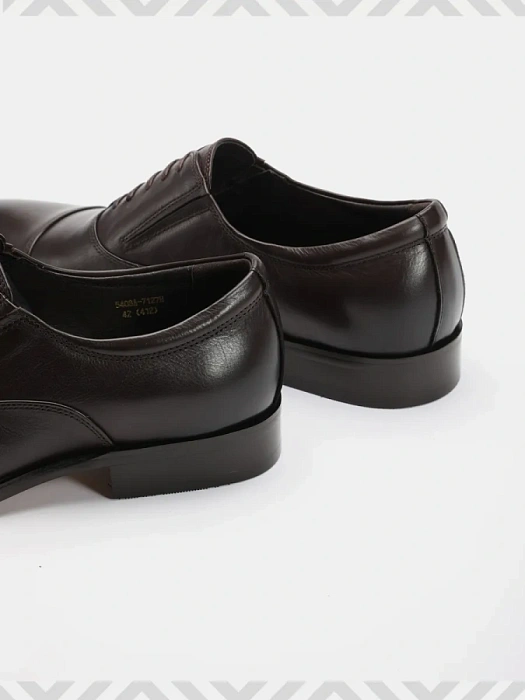 Мужские оксфорды BRUNO RENZONI  коричневые, артикул 5408A-7127H