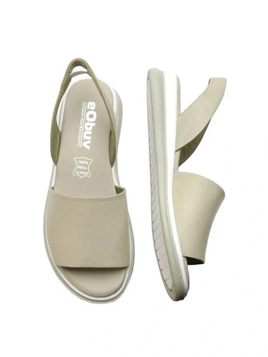 Женские босоножки  eObuv зеленые, артикул 88-857057