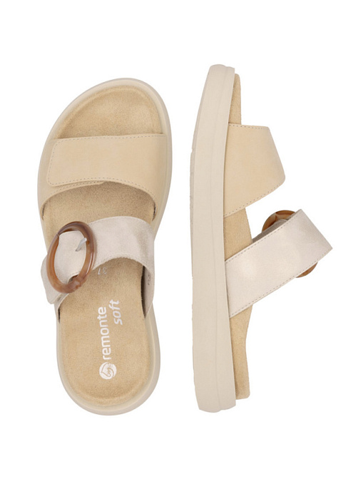 Женские сабо REMONTE бежевые, артикул D2N51-20