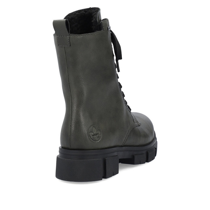 Женские берцы RIEKER зеленые, артикул Y7102-52