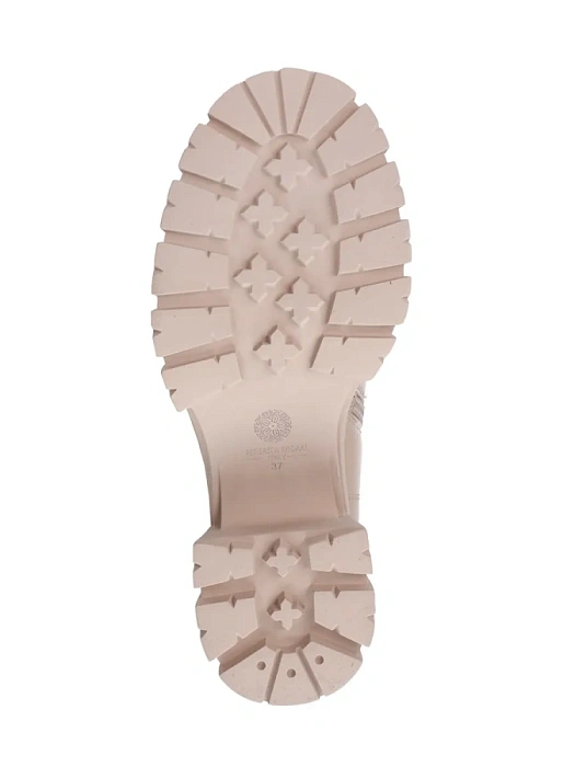 Женские ботинки basic FEDERICA RODARI бежевые, артикул 15E-A3971D-1