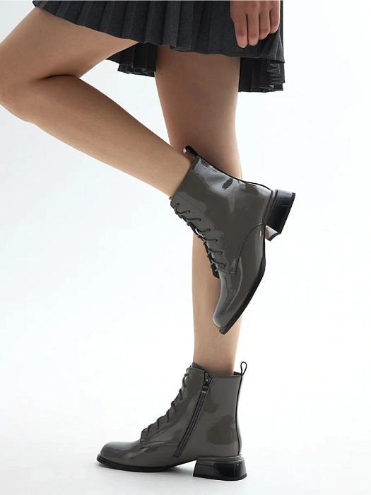 Женские ботинки FEDERICA RODARI серые, артикул 4E-3023-301