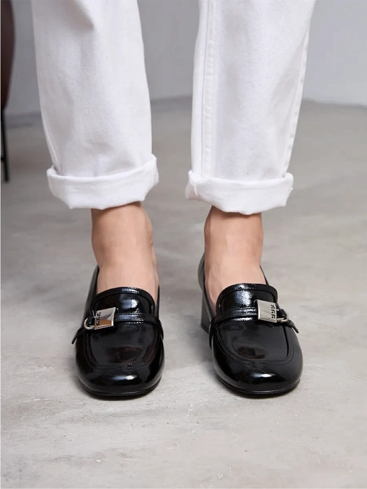 Женские туфли SOFIA-ALEXANDRA черные, артикул 38E-HF1386-B1539D1-25W