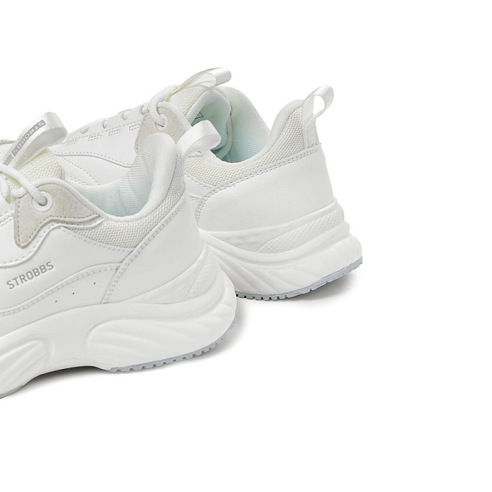 Женские кроссовки STROBBS белые, артикул F7374-6