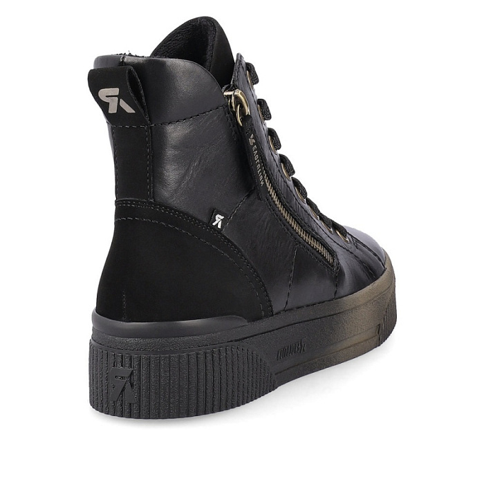 Женские ботинки basic RIEKER черные, артикул W0761-00