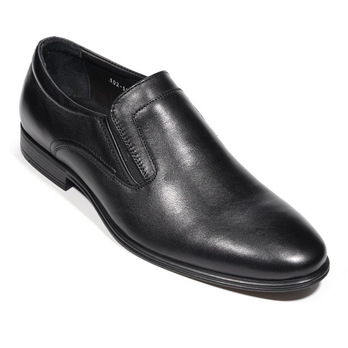 Мужские туфли basic BRUNO RENZONI  черные, артикул 102-1074-262-1