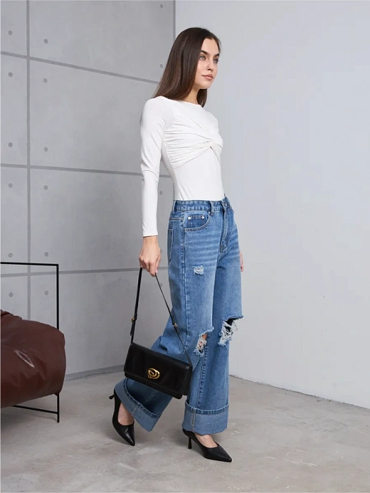 Женские туфли-лодочки FEDERICA RODARI черные, артикул 17E-Z18300B-25W