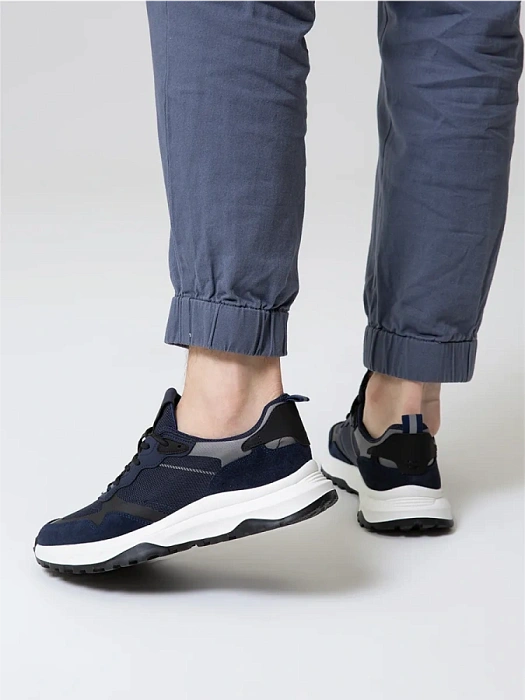 Мужские кроссовки BRUNO RENZONI  синие, артикул DQ81537-9