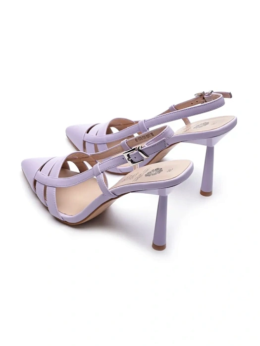 Женские слингбэки FEDERICA RODARI фиолетовые, артикул 4E-1378-501-A397