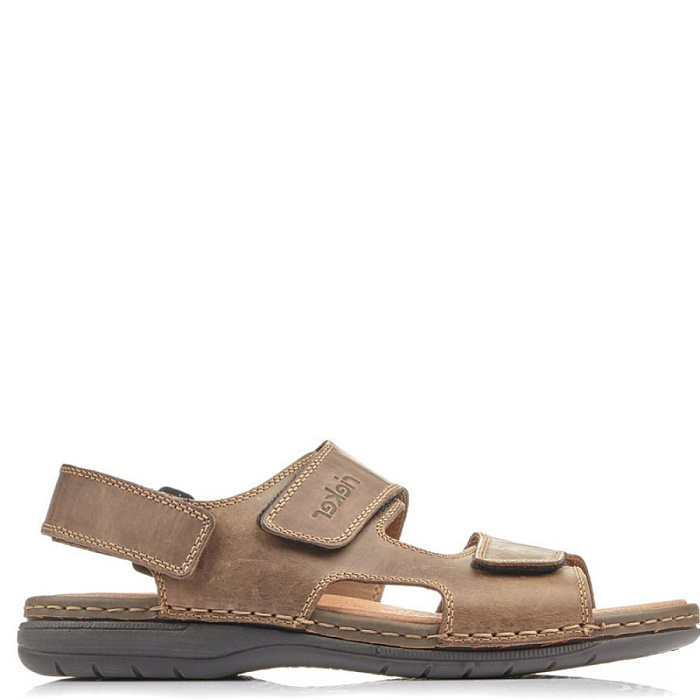 Мужские сандалии RIEKER коричневые, артикул 25558-25