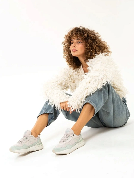 Женские кроссовки STROBBS серые, артикул F7539-12