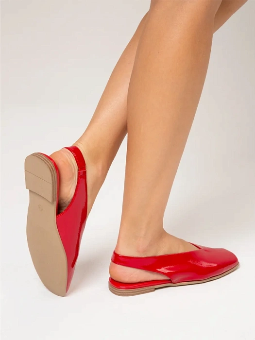 Женские слингбэки SOFIA-ALEXANDRA красные, артикул 51-BMA4-3-507