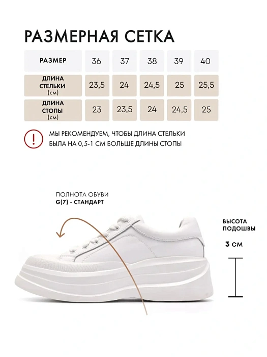 Женские кеды FEDERICA RODARI белые, артикул 42E-HY102-3B