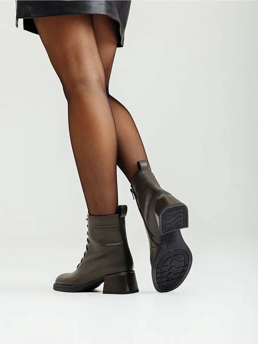 Женские ботинки FEDERICA RODARI хаки, артикул 15E-A4563D-2A