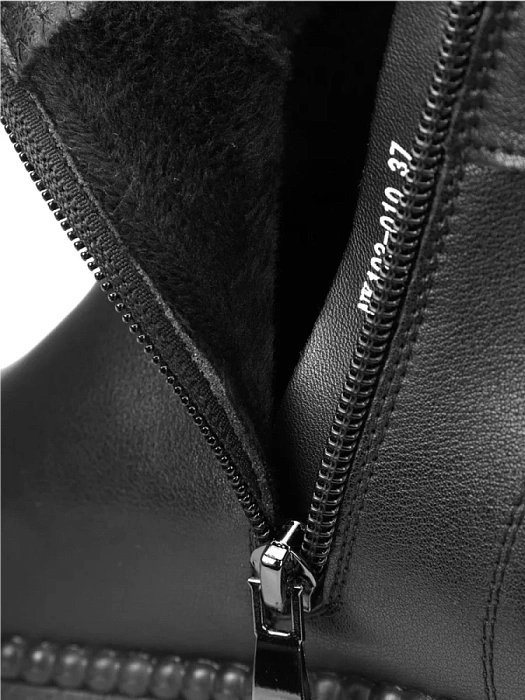 Женские ботинки basic Donna Daniella  черные, артикул NK103-010