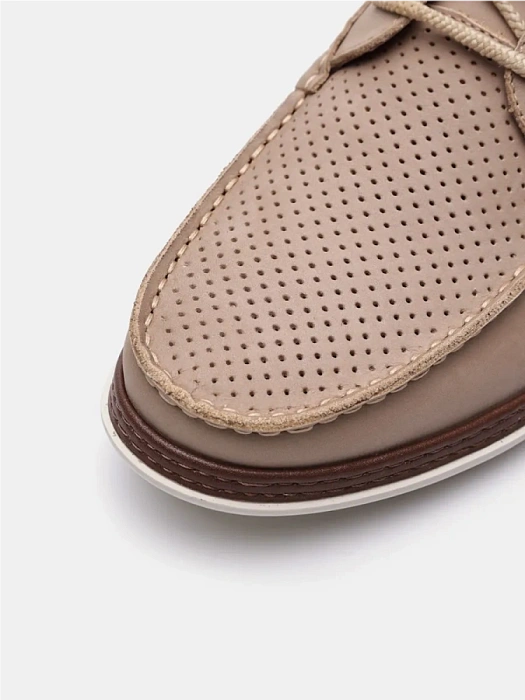 Мужские туфли BRUNO RENZONI  бежевые, артикул MC1204BB-9A