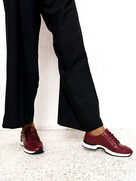 Женские кроссовки eObuv бордовые, артикул 9-73755-41-540