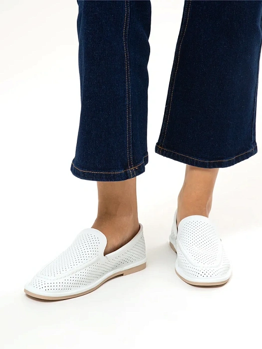 Женские туфли SOFIA-ALEXANDRA белые, артикул SA16793-WB/8-1