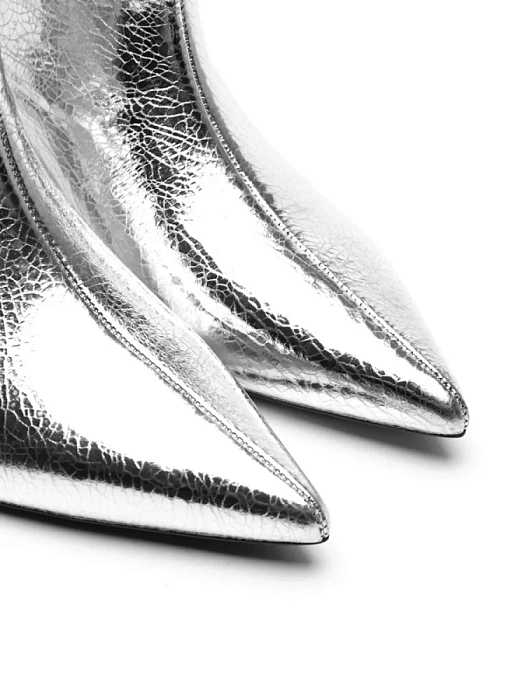 Женские полусапоги SOFIA-ALEXANDRA серебряные, артикул 38E-HF900-C