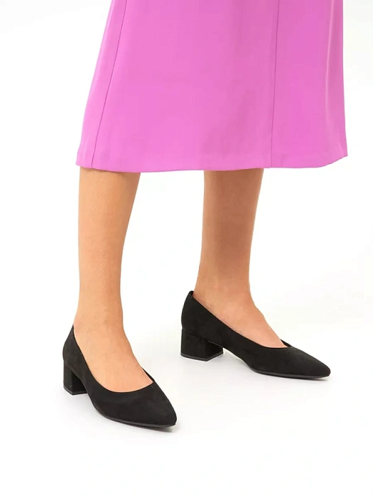 Женские туфли-лодочки MARCO TOZZI черные, артикул 2-22300-41-00B