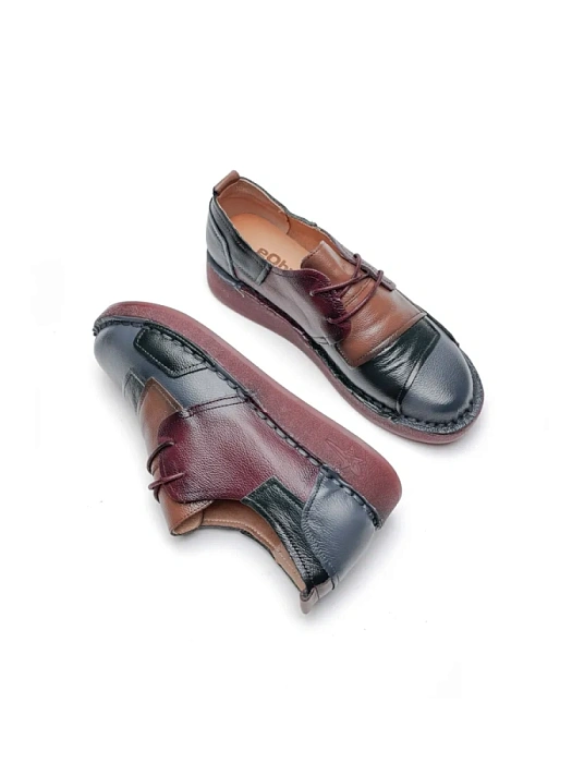 Женские туфли eObuv синие, артикул DB8369-21