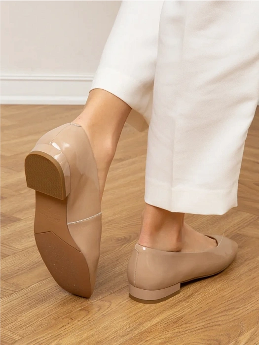 Женские балетки SOFIA-ALEXANDRA бежевые, артикул 38E-HF1000-6267D2