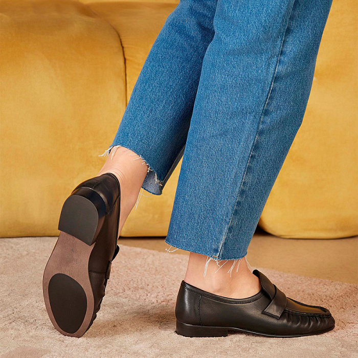 Женские туфли SOFIA-ALEXANDRA черные, артикул 38E-HF1393-6361D1-25W