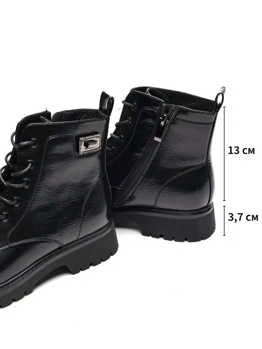 Женские ботинки Donna Daniella  черные, артикул 21W7-17-502B