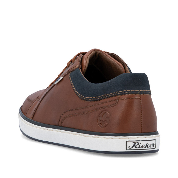 Мужские кеды RIEKER коричневые, артикул 19624-24