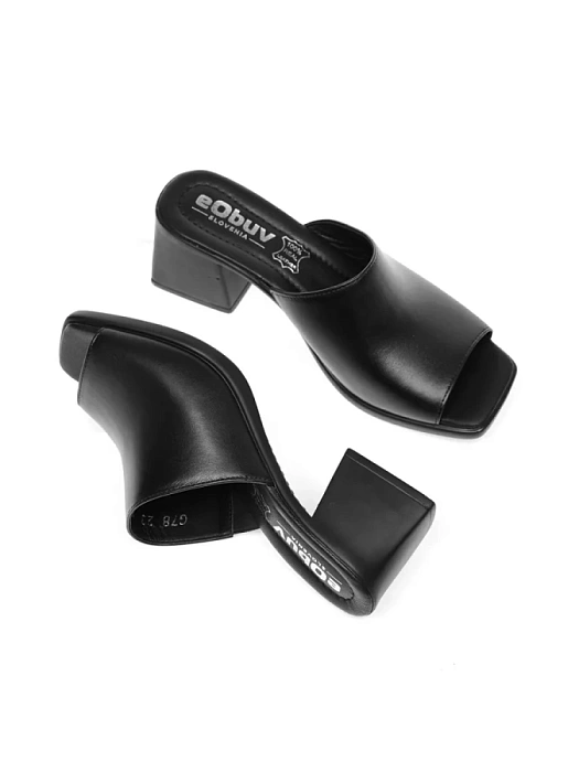 Женские сабо eObuv черные, артикул G-78-23-1