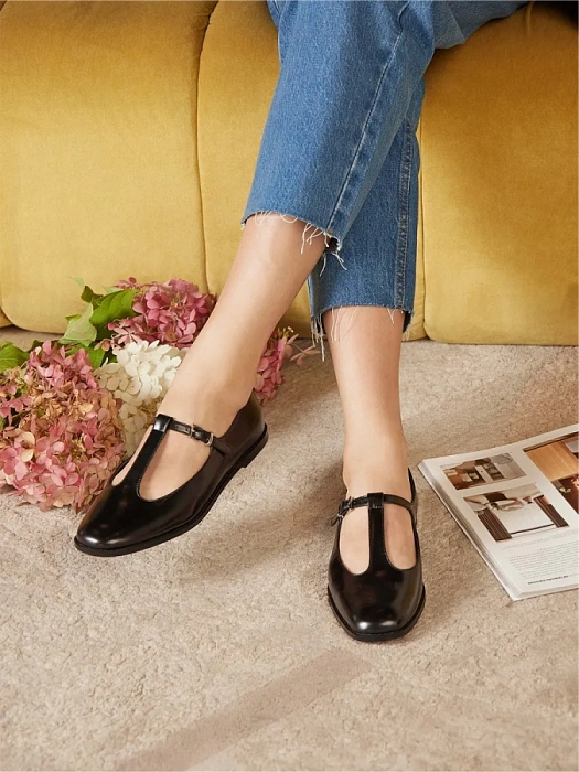 Женские туфли SOFIA-ALEXANDRA черные, артикул 38E-B149-25W