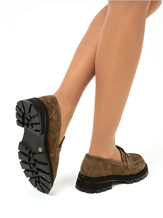 Женские туфли SOFIA-ALEXANDRA коричневые, артикул 17E-16990-H06