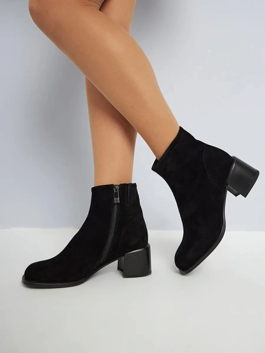 Женские ботильоны SOFIA-ALEXANDRA черные, артикул 17E-16614-H01