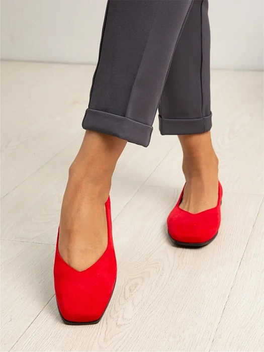 Женские туфли FEDERICA RODARI красные, артикул 43E-T1180-N65001-15