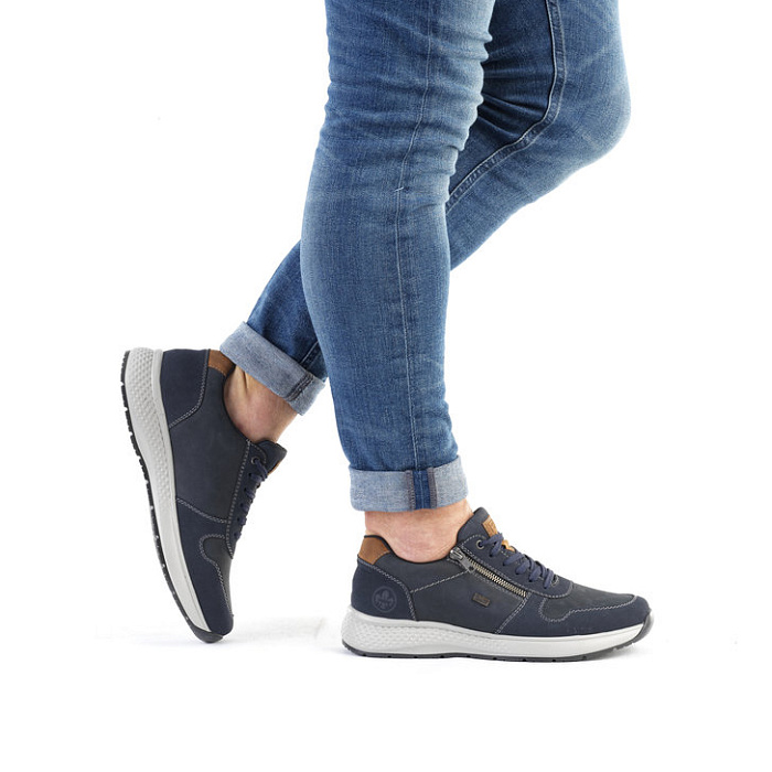 Мужские кроссовки RIEKER синие, артикул B7613-14