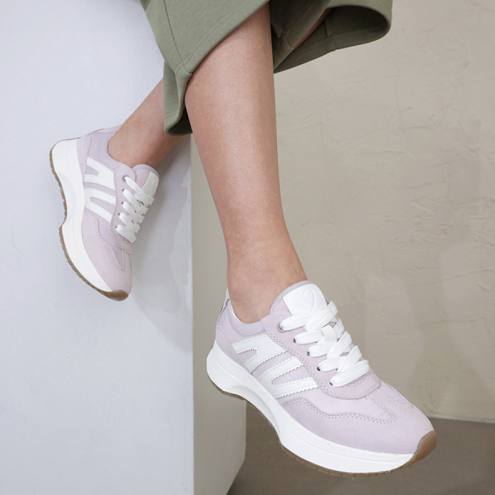 Женские кроссовки MARCO TOZZI фиолетовые, артикул 2-2-23748-20-555