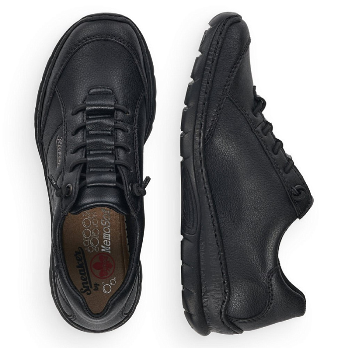 Женские кроссовки RIEKER черные, артикул N4268-00