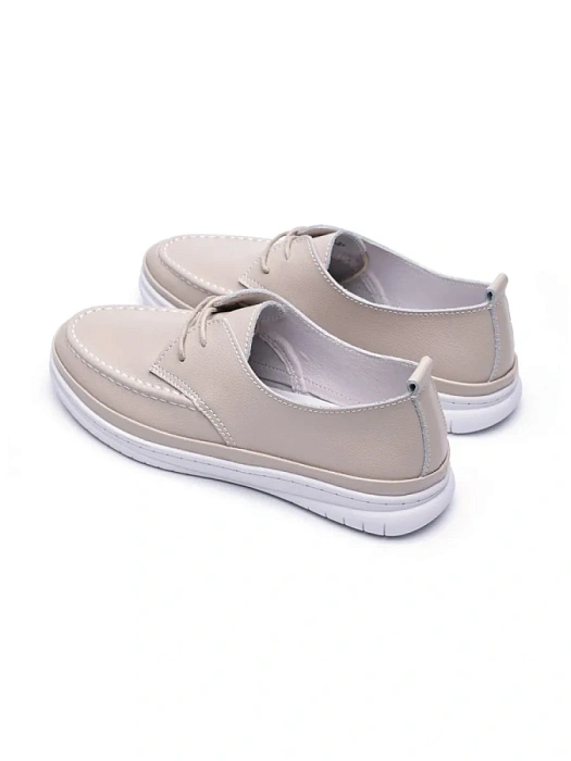 Женские туфли Donna Daniella  бежевые, артикул 53E-80719-2