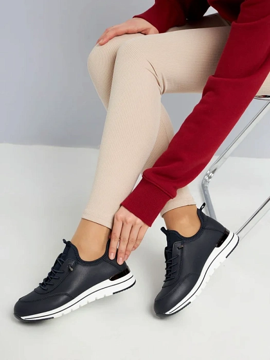 Женские кроссовки eObuv синие, артикул 81806-4