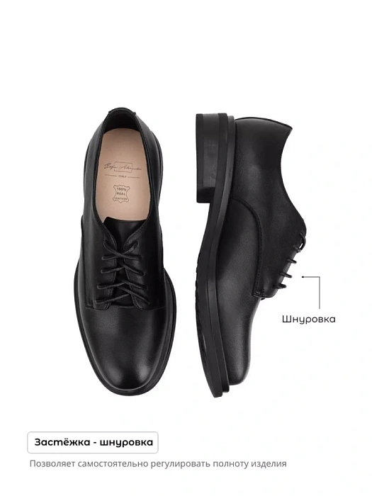 Женские туфли SOFIA-ALEXANDRA черные, артикул 4E-1060-902