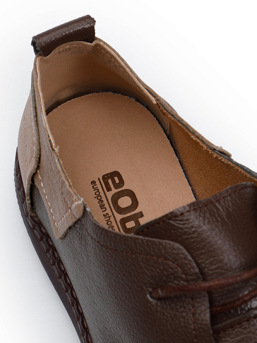 Женские туфли eObuv коричневые, артикул DB-S22-LM3-2211-30W1