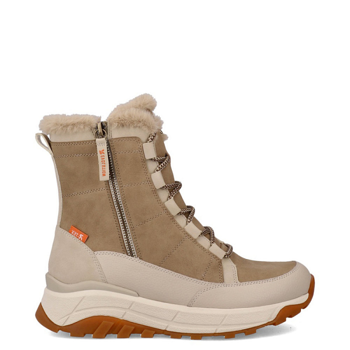 Женские ботинки basic RIEKER бежевые, артикул W0071-20