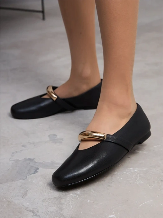 Женские туфли SOFIA-ALEXANDRA черные, артикул 38E-B140-H445D2-25W