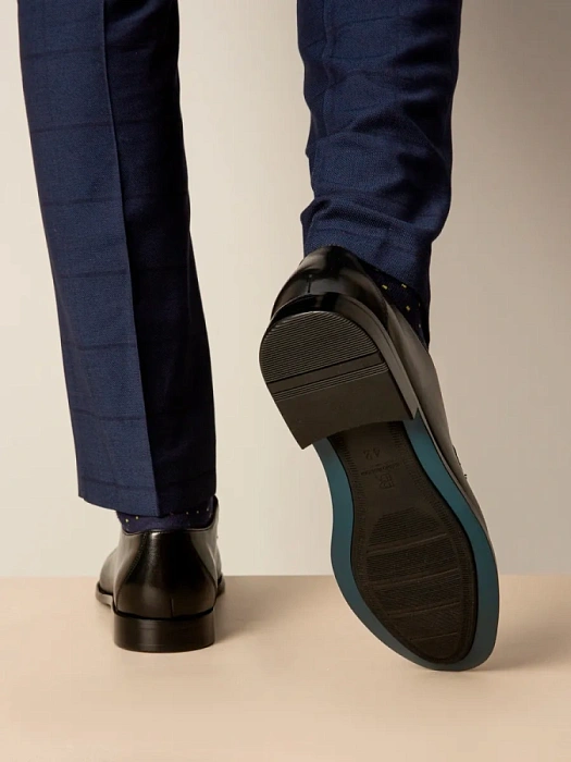 Мужские туфли BRUNO RENZONI  черные, артикул G189AB-G37A-BNP