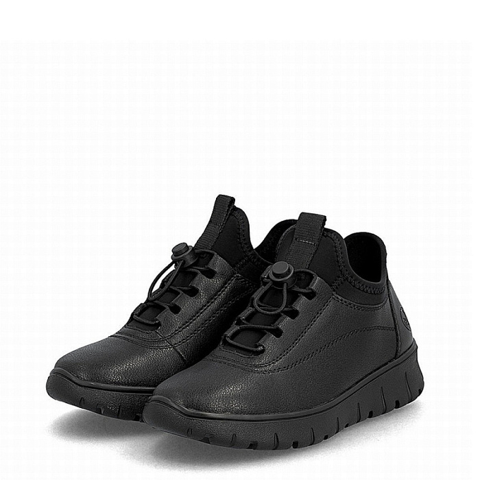 Женские кроссовки RIEKER черные, артикул N1351-00