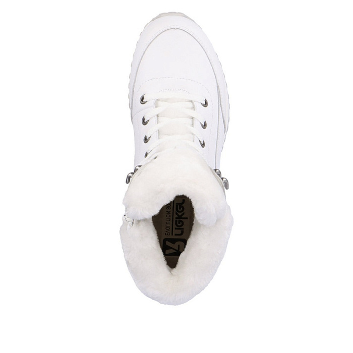 Женские ботинки basic RIEKER белые, артикул W0670-80