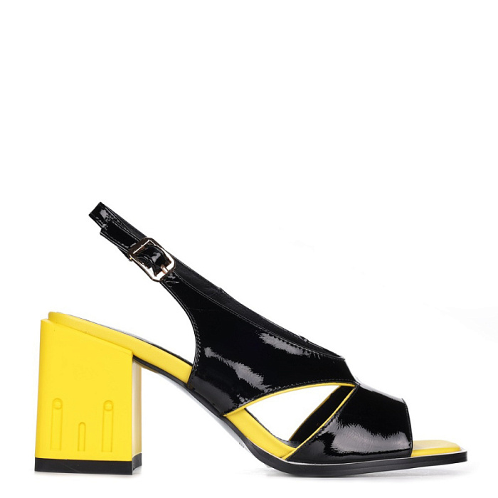 Женские босоножки  FEDERICA RODARI черные, артикул 7E-2810-639-2