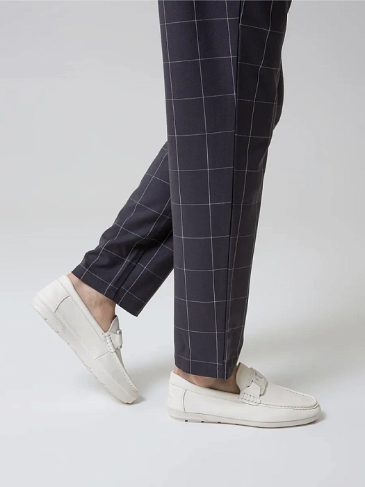 Мужские мокасины BRUNO RENZONI  белые, артикул WL2352-2